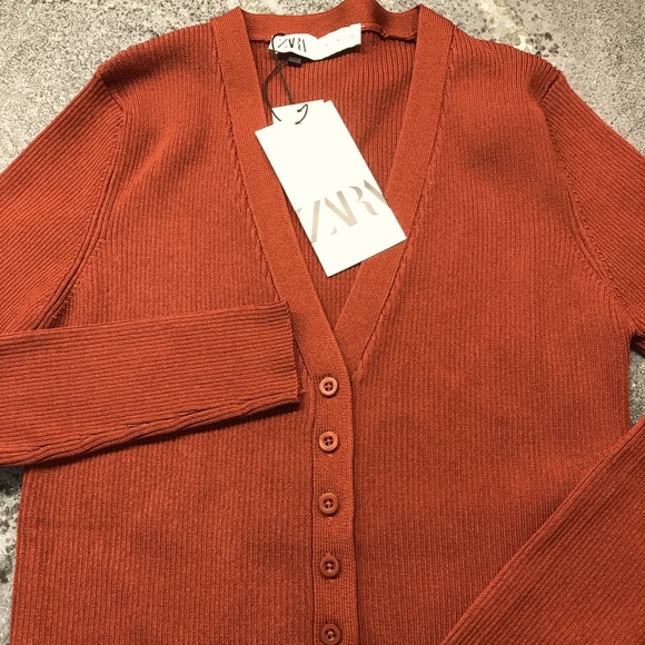 Zara cropped cardigan sweater - Picture 2 of 3